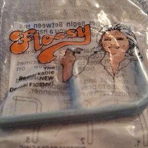 Dental Flosser Holder - Light Blue